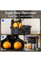 Electric Citrus Juicer 100W, 380MLOrange Lemon Lime Juicer Machine with Dual Press System - 3