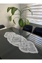 French Lace Luxury Tulle Guipure Stylish Single Runner - Smart Coffee Table Cover 40X110 cm