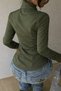 Women's Premium Shirt Slim Fit Long Sleeve Stylish Office Casual Combination Basic Classic Shirt - 2