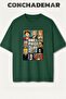 One Piece Luffy Printed Premium Oversize Cotton T-Shirt