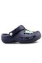 Navy Blue Figured Daily Garden Seaside Beach Nursery Unisex Children's Slippers & Sandals