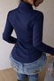 Women's Premium Shirt Slim Fit Long Sleeve Stylish Office Casual Combination Basic Classic Shirt - 7