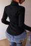 Women's Premium Shirt Slim Fit Long Sleeve Stylish Office Casual Combination Basic Classic Shirt - 4
