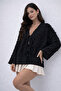 Women's Front-Tie Tasseled Tunic