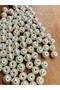 10 mm Glass Pearl Beads Cream 50 Gr Approximately 40 Pieces - 2