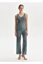 Gradient Color Transition Blue Knitwear Trousers - 3