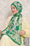 Women's Hijab Shawl Voile Shawl Cupro Silky Textured Wrinkle Resistant Lightweight Shawl - 5