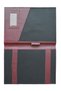 Antique Kilim Detailed A4 Size Burgundy Color Leather Organizer - 4