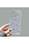 iPhone 15 Compatible Camera Protected Anti-Shock Aesthetic Print Patterned Transparent Silicone Case