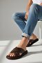 100% Genuine Leather Orthopedic Soft Sole Daily Men's Slippers - 2