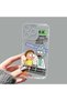 iPhone 16 Pro Max Compatible Camera Protected Anti-Shock Aesthetic Print Patterned Transparent Silicone Case