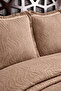 Rojda French Laced Dowry Double King Size Pique Cover Set / Bedspread Set 3 Pieces - 3