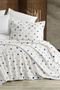 Cotton Bedspread Set Double Luxury Pique Set 6 Pieces Soft Daily Cream Color - 2