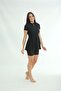 Women's Thin Covered Zipper Detailed Half-Closed Hijab Swimsuit - 3