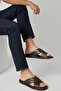 Men's Genuine Leather Special Design for Heel Spurs, Daily Comfortable Slippers - 5