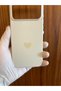 iPhone 17 Pro Max Heart Printed Silicone Phone Case Cover (Cream Case) - 4