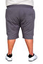 Mode XL Large Size Men's Combed Cotton Shorts 26260 Fume - 4