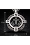 Minimal Design Silver Color Stainless Steel Anchor Necklace with Rope Detail - 6