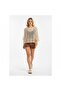 Perforated Oversize Boat Neck Knitwear Blouse Ss26Bz0126 - 3