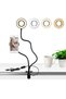"Lazy Bracket Selfie Ring Light with Cell Phone Holder – LED Circle Lights, 360-Degree Rotating Flex - 5