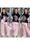 Girl's pant, t-shirt, and bag 3-piece set - 2
