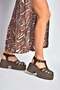 Y272983109 Brown Thick Soled Women's Sandals Shoes - 3