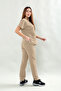 Premium Comfort Women's Beige Scrubs Surgical Set - 2