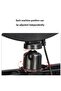 LED Ring Light Dimmable LED Desktop Fill Light 3 Colors Modes with 2/3 Phone Holders Curved Lampshad - 5