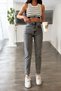 Smoked Women's Mom Jeans High Waist Denim Stretchy Waist Lycra Jeans