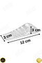Door Stopper Back and Front Mounting Bracket, Six Stopper Holders, Holder, Stopper, Silicone Wedge, Door Stop - 6