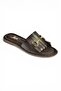 Y291873003 Brown Genuine Leather Women's Slippers - 4