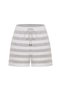 Sparkly White Knitwear Shorts - 6