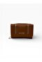 Women's Faux Leather Shoulder Bag and Combination Wallet Set - 5