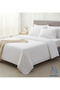Premium White King Flat Bed Sheet Set 230x250 cm with 2 Pillowcases - Soft Breathable - 2