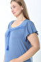 Women's Plus Size Viscose Nightgown Short Sleeve Lace Detailed Comfortable Fit - 3