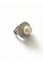 Pearl Halo Elegance Ring