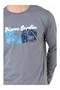 Men's Long Sleeve Crew Neck Pajama Set -6096 - 2