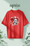 Flag Ataturk Printed Cotton Oversize T-Shirt