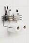 Adhesive Shelf Towel Drying Rack Kitchen Bathroom Shelf Hanger Rack Wall Organizer Towel Holder - 4