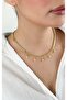 Topçuk Rowed Flat Chain Necklace - 3