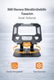 Adjustable Metal Tablet Phone Stand 360 Rotatable Anti-Slip Base Ergonomic Portable Stand - 2