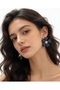 Azure Bloom Invisible Drop Earrings - 2