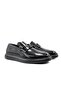 23022 Genuine Leather Black Patent Leather Men's Casual Shoes - 5