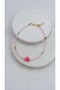 Pink Bead Detail Anklet