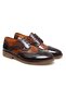 Brown Lace-Up Genuine Leather Men's Shoes