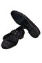 Black Purple Color Laceless Genuine Leather Men's Shoes - 3