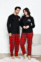 Women's Pajama Set - Plaid Bottoms - Matching Version -12581