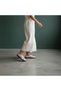 Beige Velvet Suede Buckle Women's Daily Comfortable Sabo Slippers