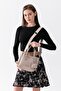 Cherry Charml Medium Size Soft Leather Look Large Volume Stone Women's Shoulder Bag Pbu1107