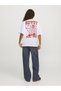 Women's Printed Oversize T-Shirt 100% Cotton |   Comfortable Fit Short Sleeve J